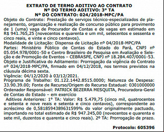 Concurso MPC-PA define organizadora e edital sai em breve Concurso MPC-PA define organizadora e edital sai em breve