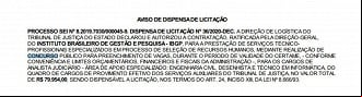 Escolha da banca organizadora do Concurso Público TJRS