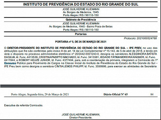 IPE PREV já tem comissão de concurso formada IPE PREV já tem comissão de concurso formada