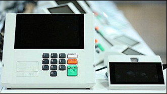 Nova urna eletrônica para eleições de 2022 - Fonte: TSE Nova urna eletrônica para eleições de 2022 - Fonte: TSE