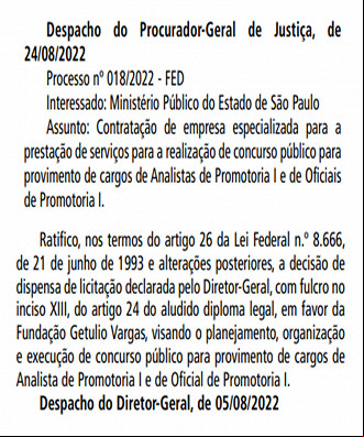 Definida banca responsável - FGV Definida banca responsável - FGV