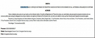 Concurso TJ-RS: Autorizado Concurso TJ-RS: Autorizado