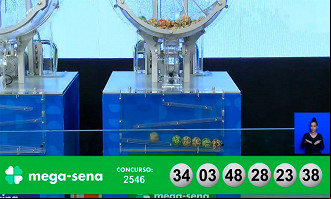 Mega-Sena 2546 de 07/12 - Fonte: Caixa Mega-Sena 2546 de 07/12 - Fonte: Caixa