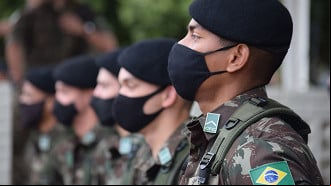 Militares em Formatura do Curso de Formação de Cabos-CFC do 9º Grupo de Artilharia de Campanha, em 2021 - Créditos: Divulgação/EB Militares em Formatura do Curso de Formação de Cabos-CFC do 9º Grupo de Artilharia de Campanha, em 2021 - Créditos: Divulgação/EB