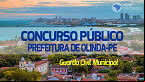 Concurso Prefeitura de Olinda-PE 2023: Local de prova para Guarda Municipal é divulgado