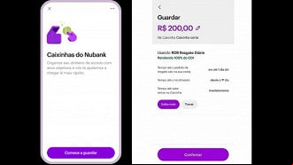 Caixinhas do Nubank - Reprodução/Nubank/Ache Concursos Caixinhas do Nubank - Reprodução/Nubank/Ache Concursos