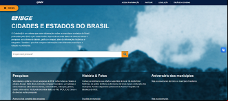 IBGE permite busca de dados sobre as cidades em site oficial - Créditos: Reprodução/Cidades@ IBGE.