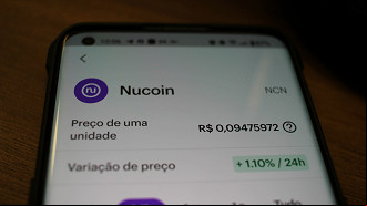 Nucoin do Nubank vale R$ 0,09 em 11/11