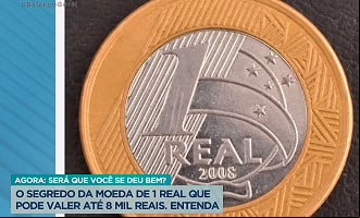 Moeda de R$ 1 real pode valer R$ 8 mil - Foto: Reprodução Moeda de R$ 1 real pode valer R$ 8 mil - Foto: Reprodução