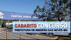 Gabarito do concurso de Ribeirão das Neves-MG 2024 sai pela IBGP