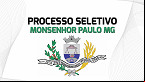 Prefeitura de Monsenhor Paulo-MG abre vaga para Professor