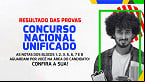 CNU: Notas serão divulgadas a partir das 10h desta terça-feira, dia 8
