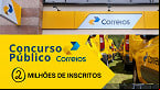 Correios: Concurso atrai mais de 2 milhões de inscritos; veja os dados por cargo e região