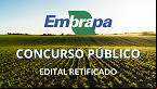 Edital do concurso EMBRAPA é retificado; veja o que muda