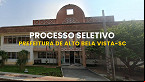 Prefeitura de Alto Bela Vista-SC abre seleção para cadastro de reserva