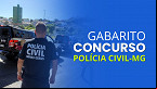 Gabarito Polícia Civil-MG 2025 sai pela FGV; Veja respostas