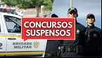 PMDF e Brigada Militar RS suspendem concursos; veja os motivos