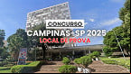 Concurso Campinas-SP 2025: Veja quando e onde serão as provas