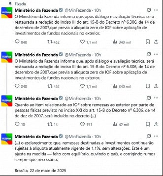 Créditos: Divulgação/X Créditos: Divulgação/X